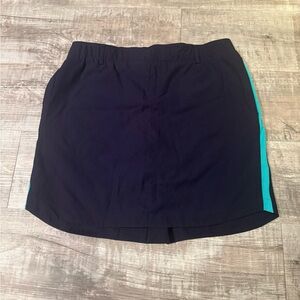 Under Armour golf skort - navy with teal accents
